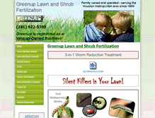 Tablet Screenshot of greenupinc.com